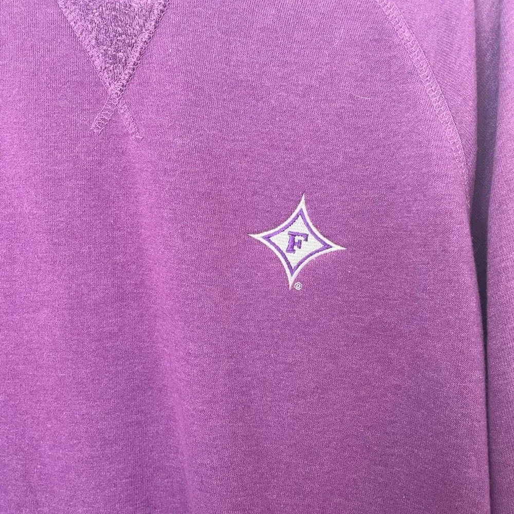 johnnie-O Men’s Purple Furman University Pamlico Crewneck Sweatshirt Size Large